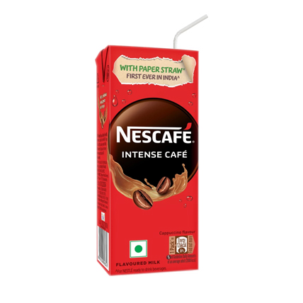 Nescafe Coffee Intense With Paper Straw